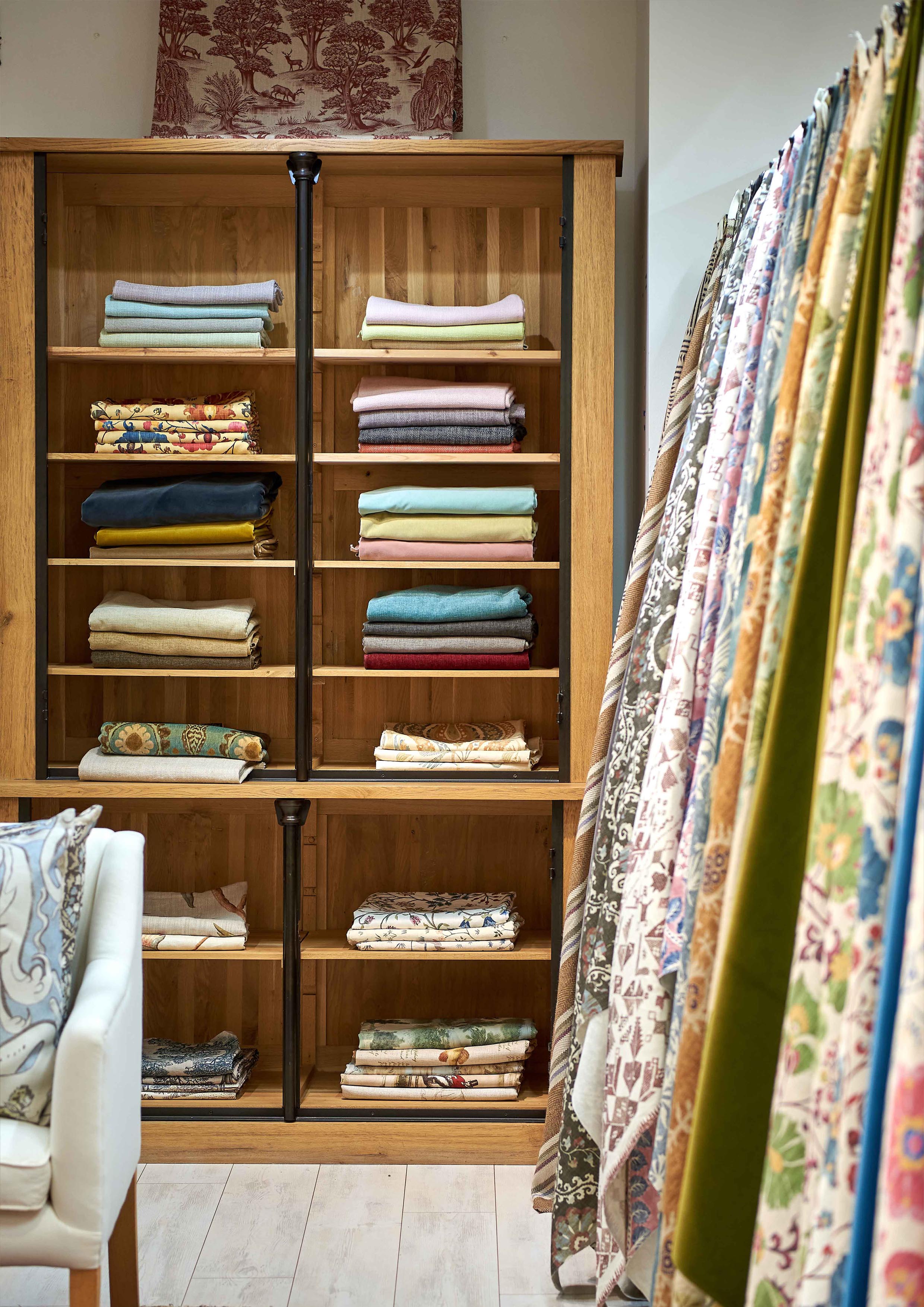 lewis and wood fabric samples